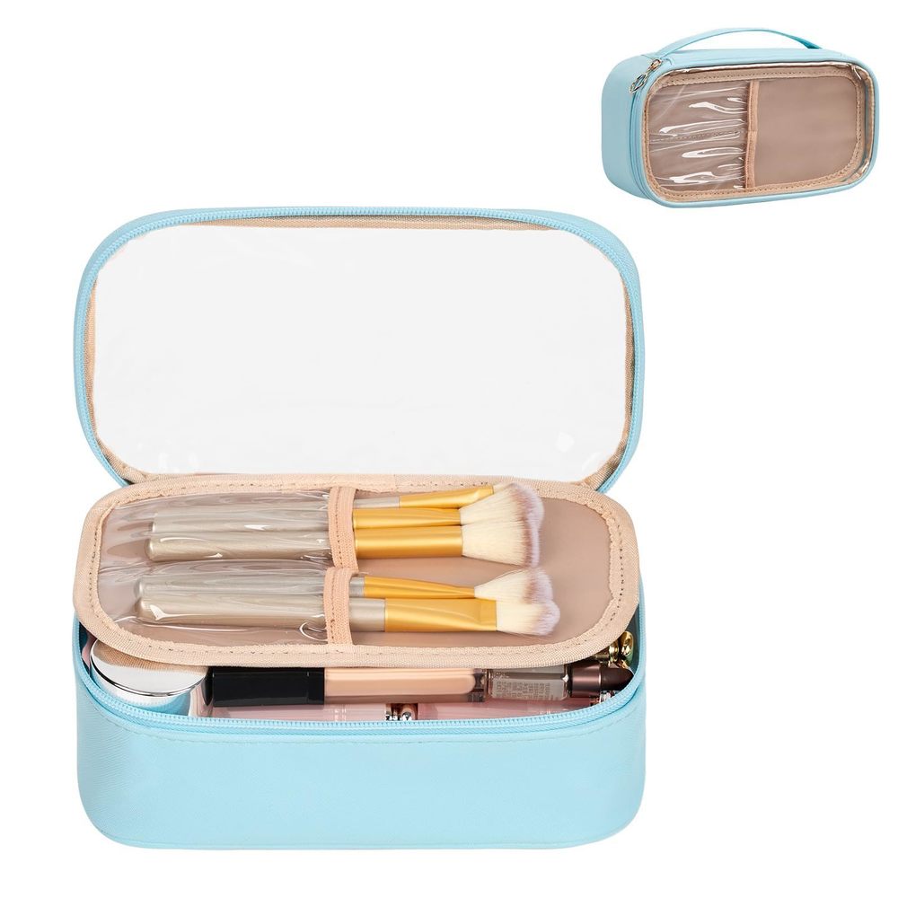 Cheal Clear Makeup Bag, Portable Storage Organizer Cosmetic Travel Bag Cute🐦